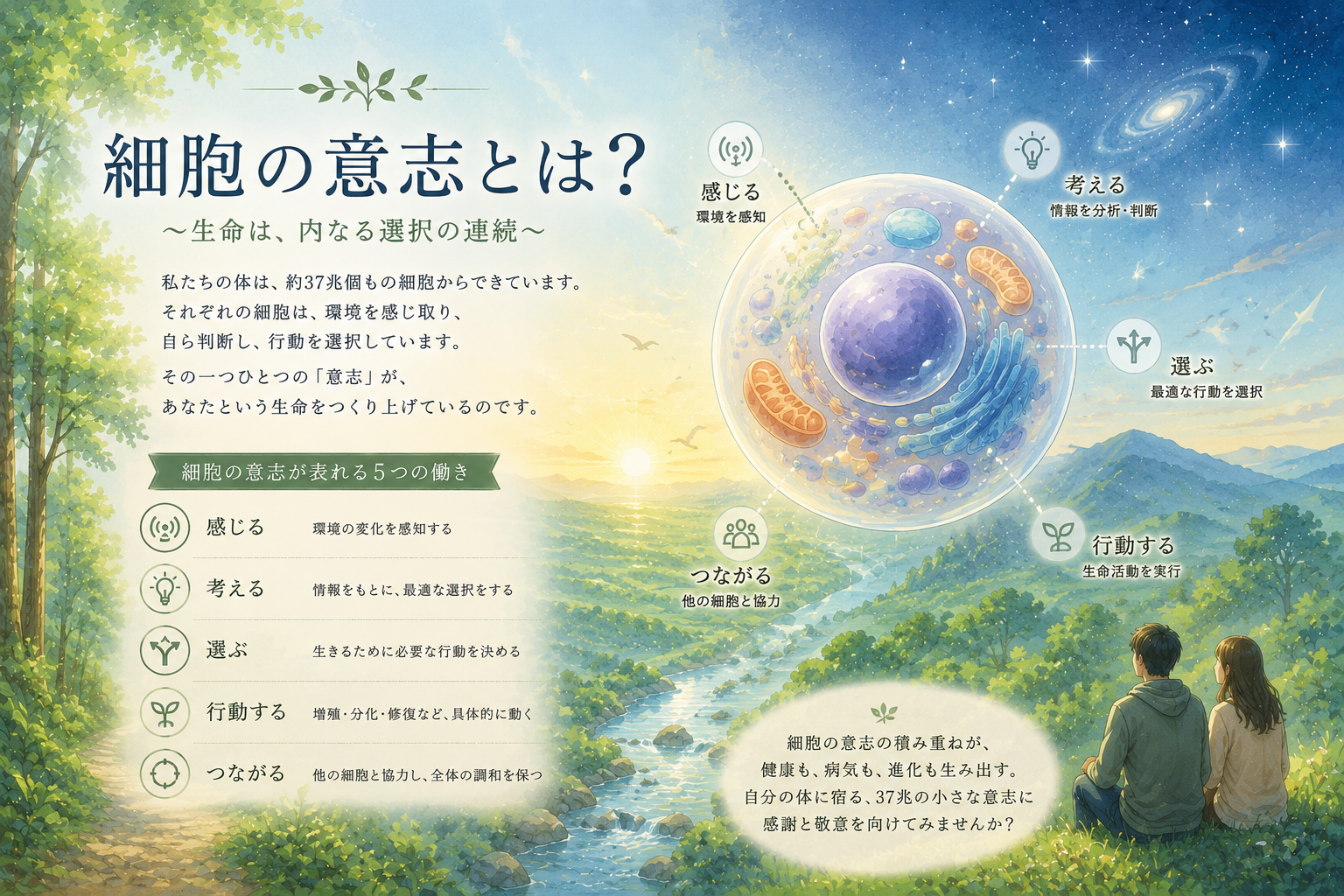 細胞に意志はあるのか？すべてはランダムで読み解く体という奇跡